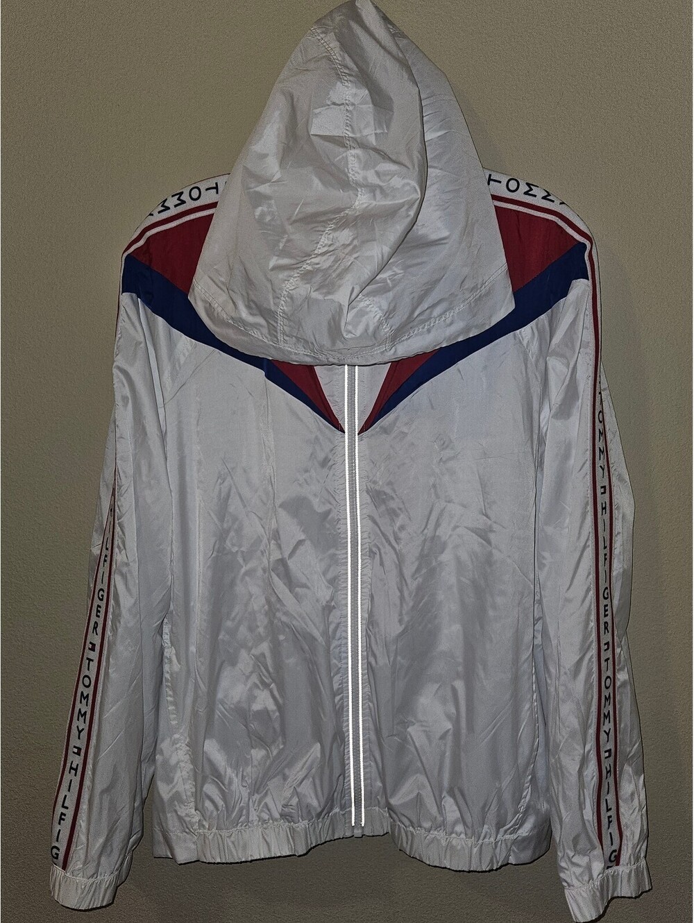 Tommy Hilfiger Sport White Lightweight Track Jacket XXL